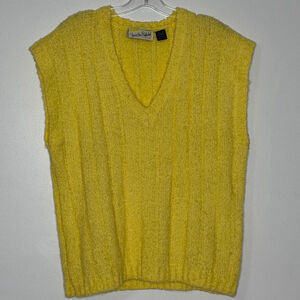 Yellow V-Neck Sweater